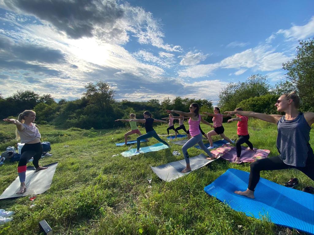 Yoga am Junggesellenabschied